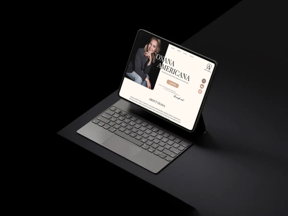 Cайт для звёздного визажиста