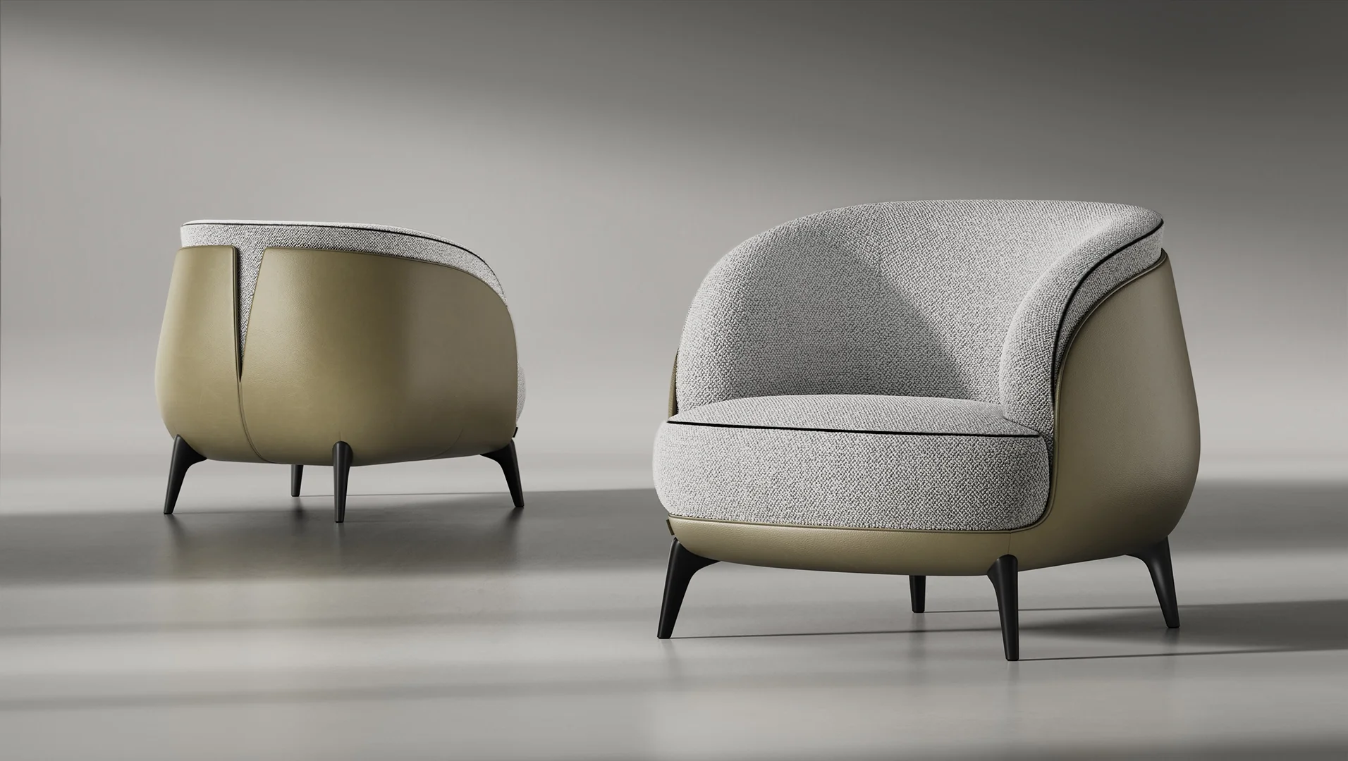 Кресло Pianta, Grey Amber