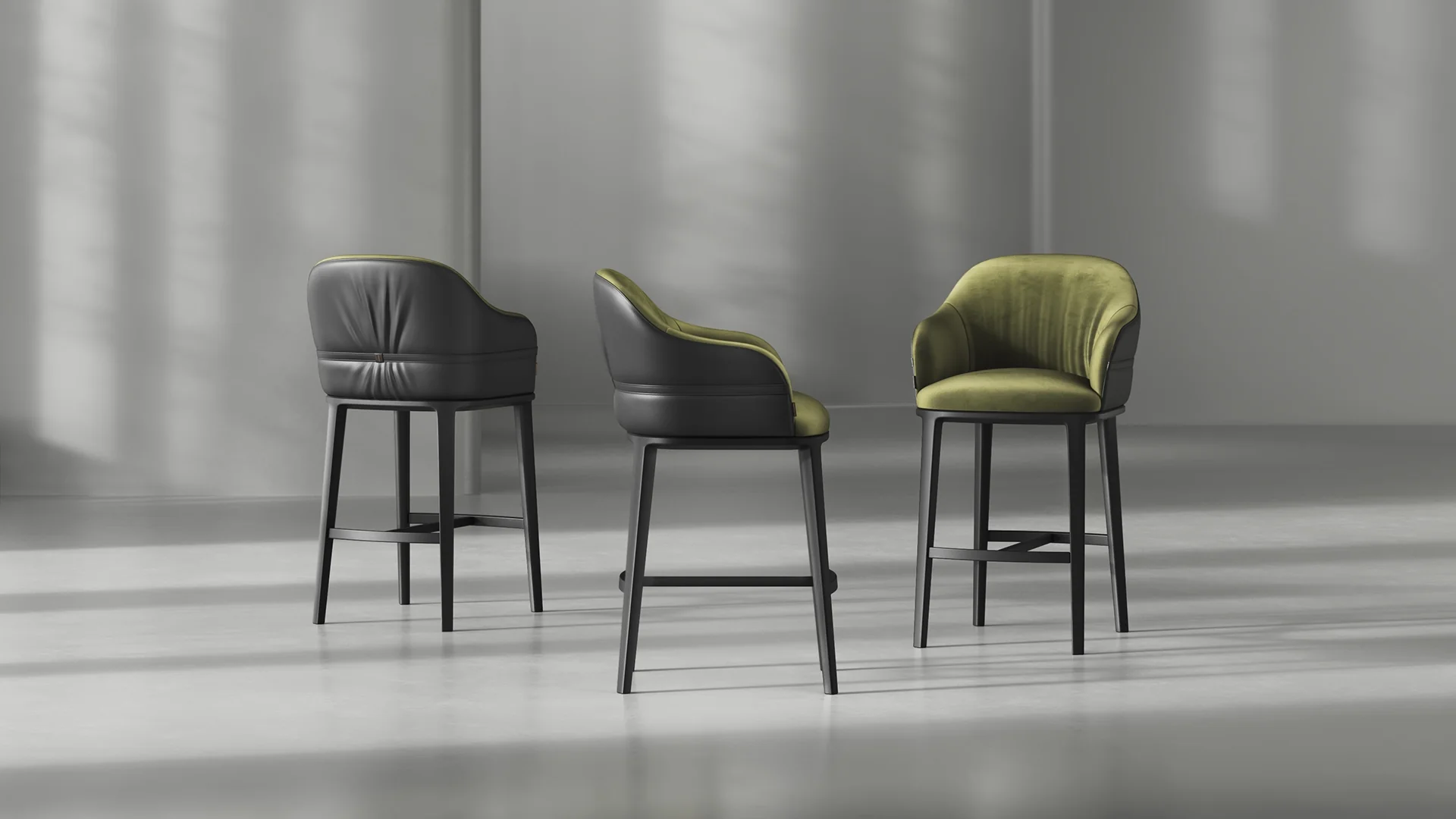 Стул Plisse Bar, Florentine Green