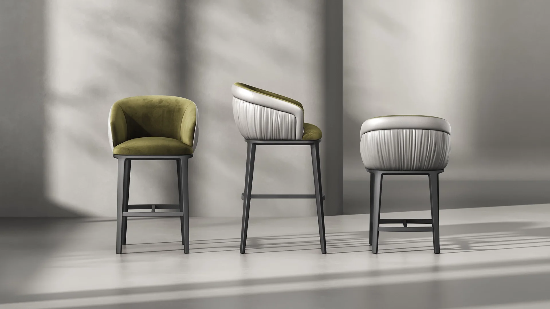 Стул Pelago Bar, Silver Drop